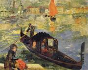 Claude Monet Gondola in Venice France oil painting artist